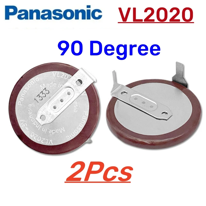 Batteria Ricaricabile Panasonic Vl2020 Li-ion Accu 3v 90 Gradi Di Litio - Foto 10