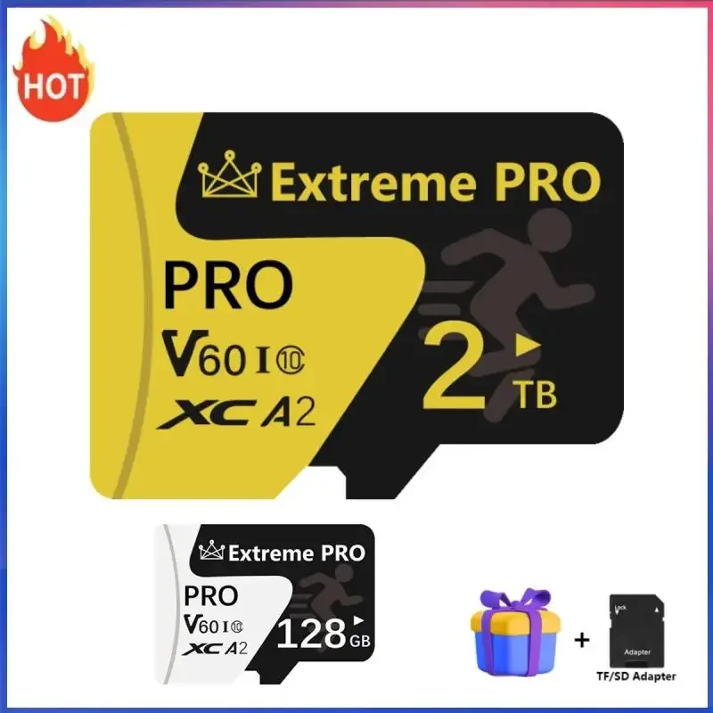 2Tb Sd Tf Flash Memory Card Uhs-I Sd Card 512Gb V30 Tf Card 256Gb Ad Alta Velocità Micro Tf Sd Card 128Gb Per Nintendo Switch 2024