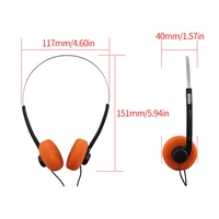 3.5MM Retro Nostalgic Earphones, MP3 Earphones, Personalized Walkman Classic Sports CD Photography Props Wired Headphones - Image 3