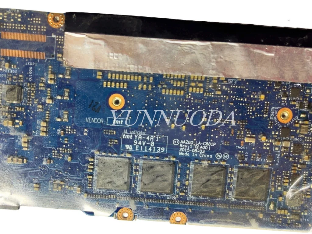 Placa-mãe Portátil para Dell La-c881p Xps 13 9350 Placa-mãe com Cpu i3 i5 i7 8g 16g Ram Aaz80 Testado e Bom - Imagem 4