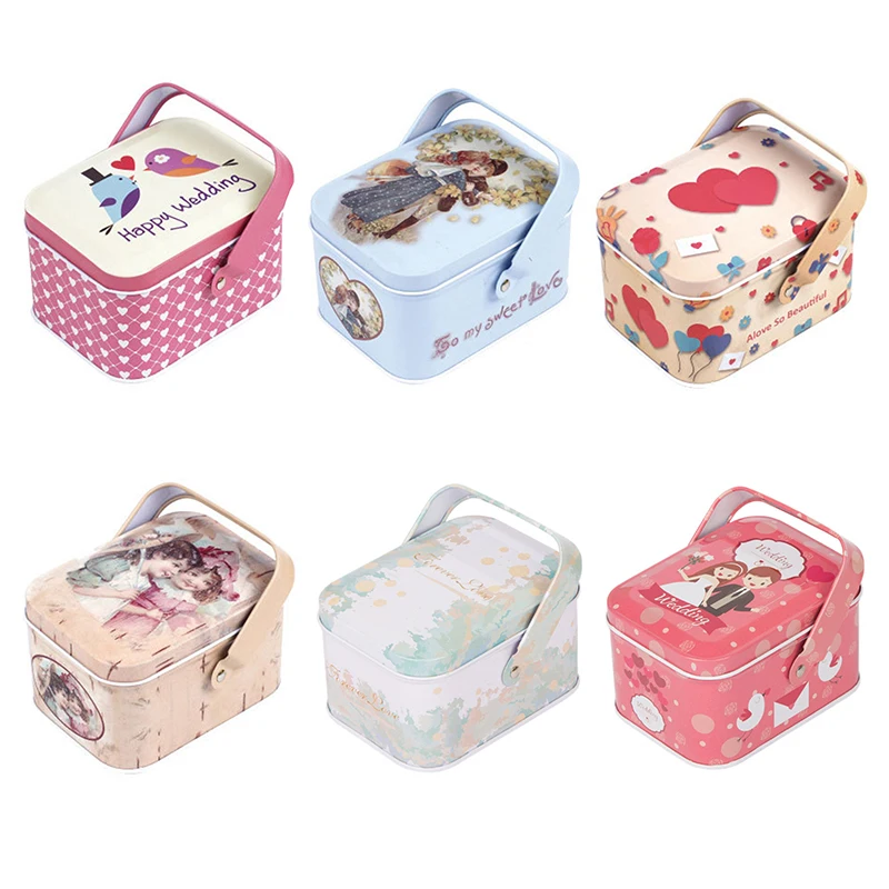 FRCOLOR Boîte De Rangement En Métal Avec Couvercle Pour