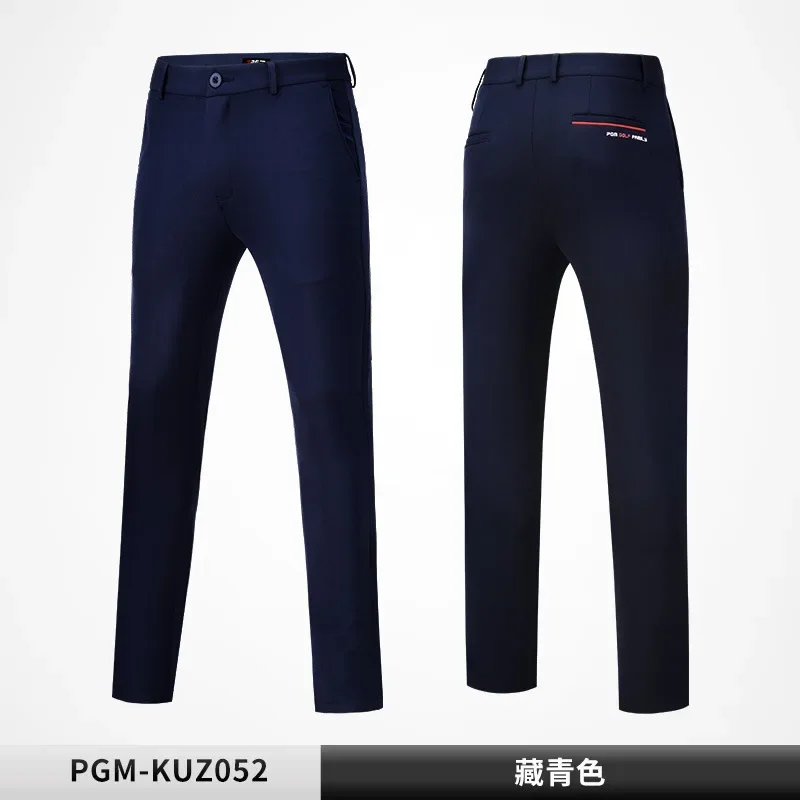 Golf Tennis Men's Long Slim Trousers Spring Autumn High Elastic Sports Wear-resistant Shorts Comfortable Soft Dry KUZ052 golf sports trousers