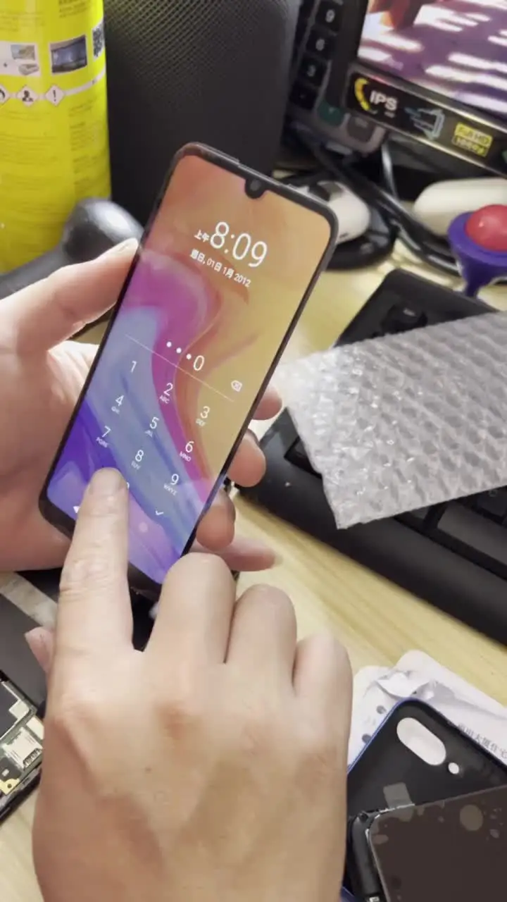 Для Tecno Pop 5 Pro BD4j BD4h ЖК-дисплей с цифровым преобразователем сенсорного экрана в