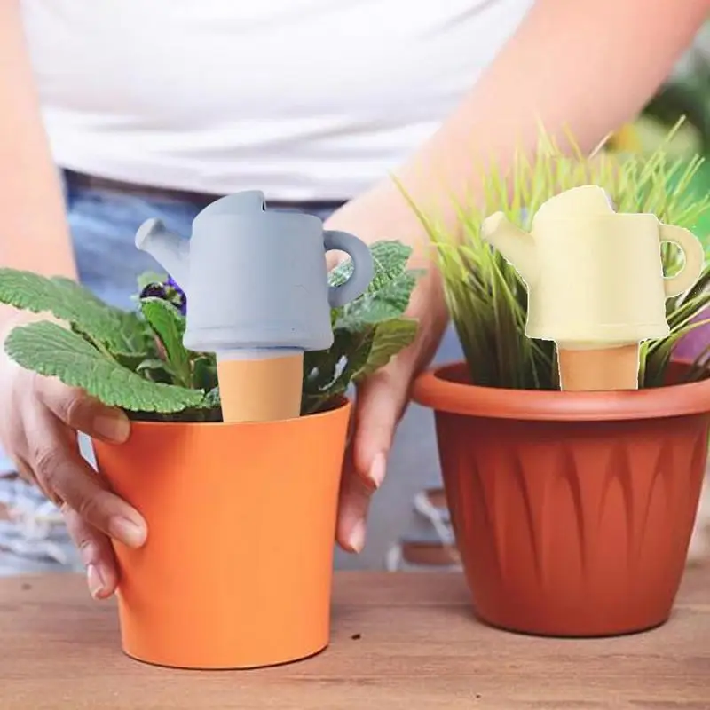 Terracotta Watering Spikes Set for Indoor Plants