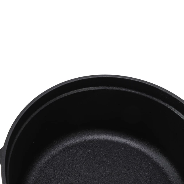 16CM Black Cast Iron Dutch Oven Soup Pot Small Cauldron With Lid Saucepan  Casserole Kitchen Accessories Cooking Tools - AliExpress