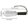Mini Camping Shovel Stainless Steel Small Backpacking Shovel Multipurpose Lightweight Metal Shovel for Outdoor Survival 6
