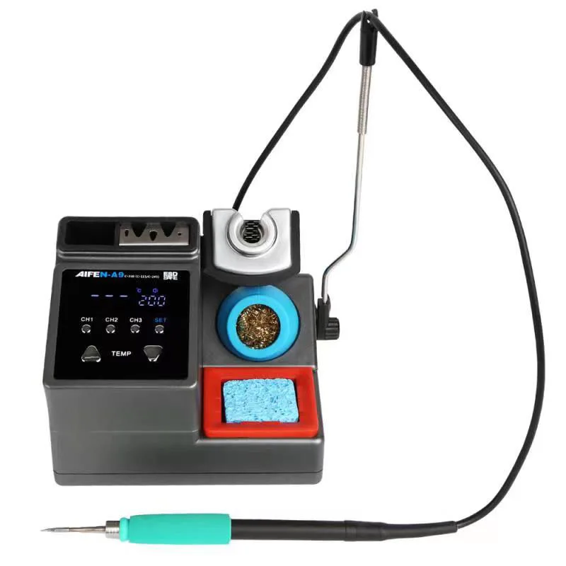 220V Lead-Free Soldering Station Compatible Handle Chip Temperature Control For BGA PCB Repair Welding