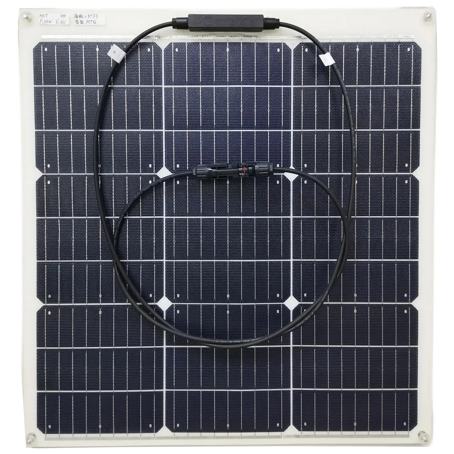 

24% High Efficiency 55W 16.2V 60W 18V Mono Hetero-junction Flexible Solar Panels 60 Watt