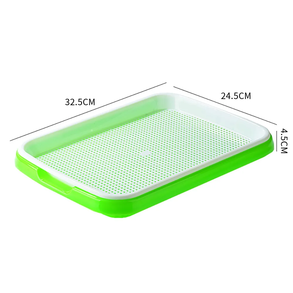 Plastic Sprouter Tray Grow Nursery Pots Vegetable Soilless Nursery Trays for Sprout Hydroponic Tray Garden Potted