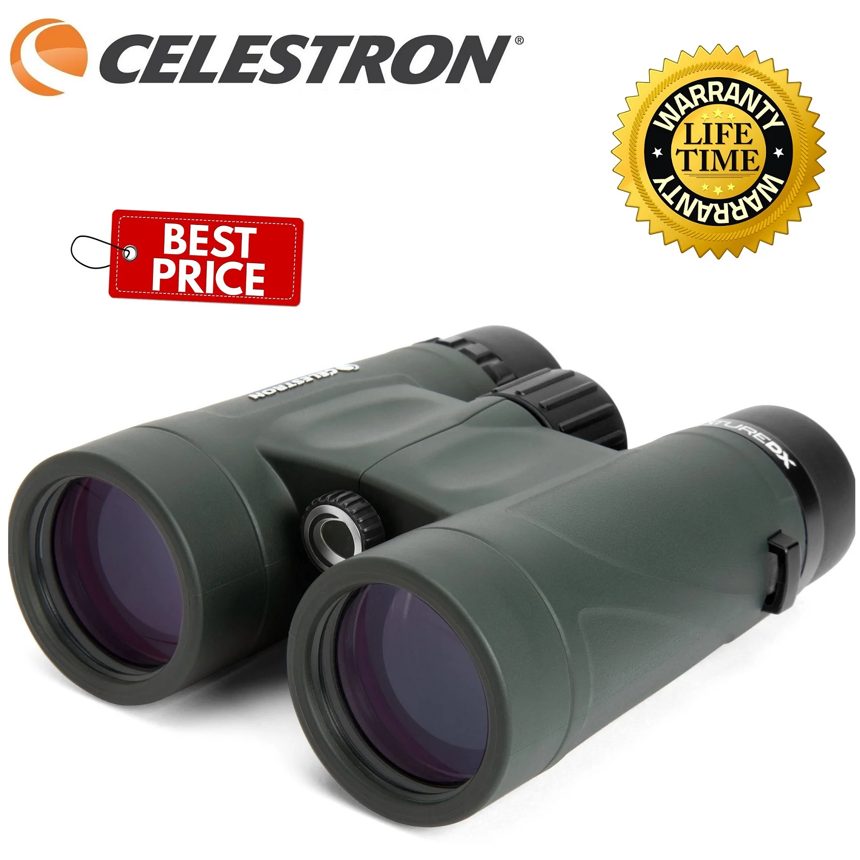 Celestron Nature DX 8x42 HD Astronomy Binoculars Fully Multi-Coated BaK-4 Prisms Fog and Waterproof For Camping Hunting Outdoor pic