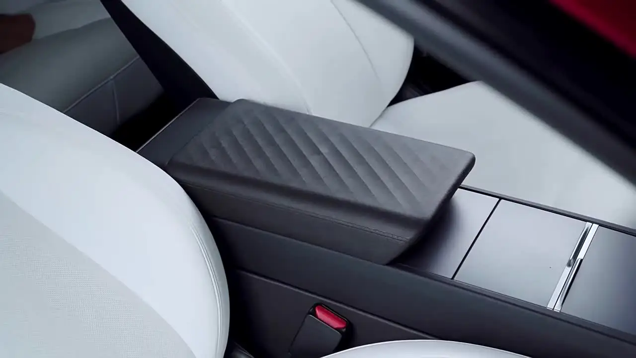 TPE Center Console Armrest Cover For Tesla Model Y Juniper 2025