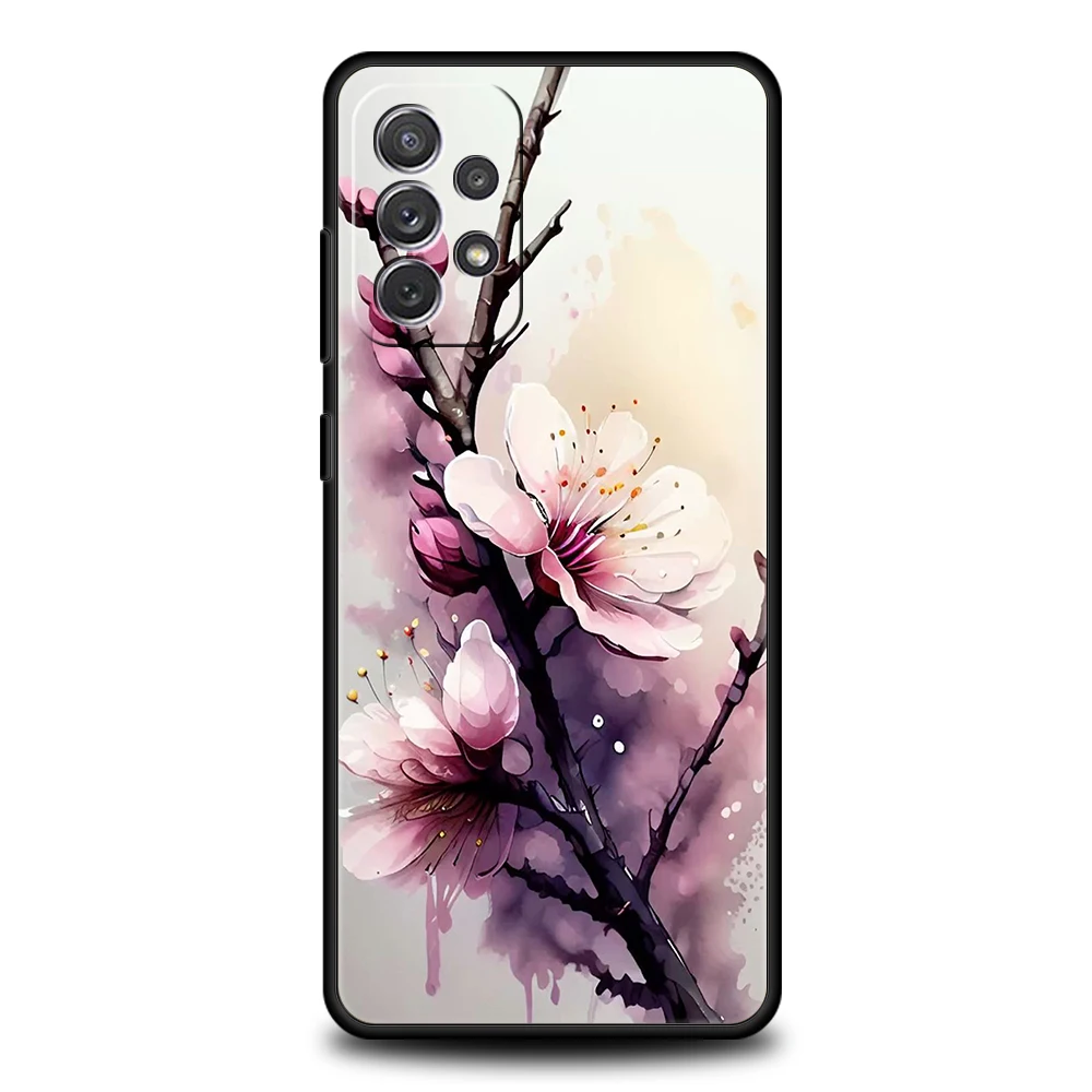 Cherry Blossoms Soft Shell Phone Case