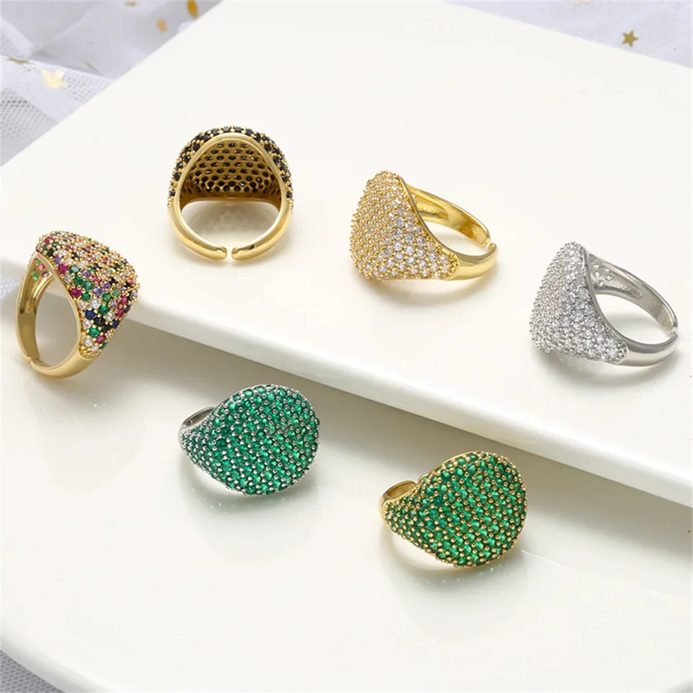 

Noble Gothic Ring Micro Pave Shiny Zircon Jewelry Luxury Accessories Engagement Vintage Rings for Women Lady Men Synthetic Gem