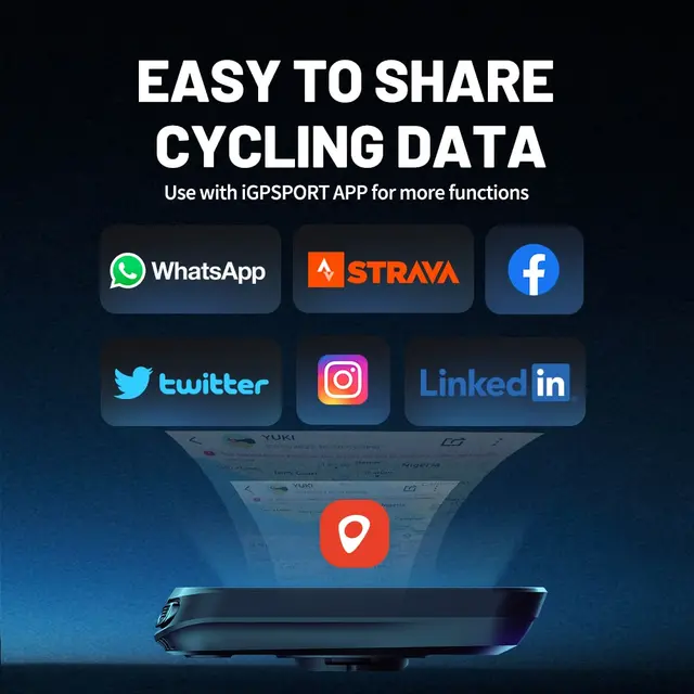 GPS Bike Computer IGPSPORT BSC100S Cycle Wireless Speedometer Bicycle Digital Stopwatch Cycling Odometer Cycling Computer - Image 6