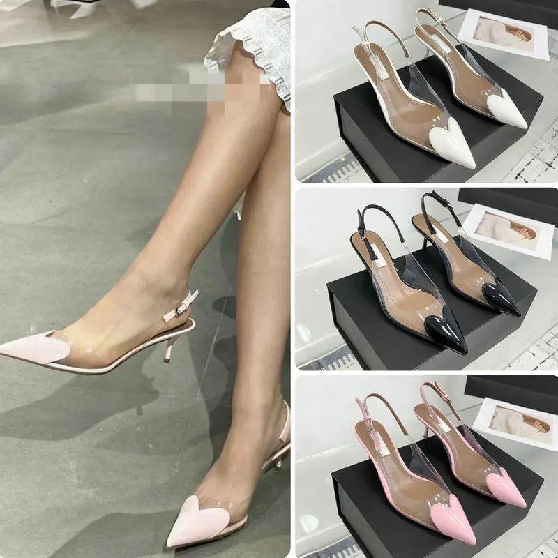 2025 New Style Fashion Heart-shaped Patched Pumps