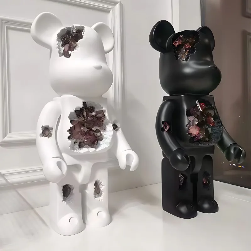 Creative Crystal Violent Bear, Large Ornament, Floor-standing Erosion, Internet Celebrity, Living Room 4