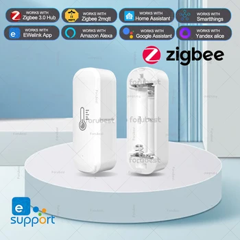 Zigbee Temperature And Humidity Sensor App Remote Monitor Smart Home Thermometer Detector For EWeLink ZigBee Bridge Alexa Alice 1