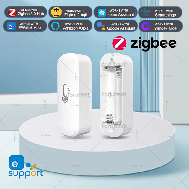 Zigbee Temperature And Humidity Sensor App Remote Monitor Smart Home Thermometer Detector For EWeLink ZigBee Bridge Alexa Alice 1