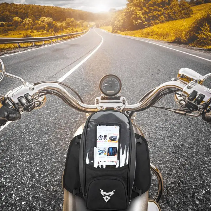 오토바이 연료 탱크 가방 안전 고정 스트랩, 빗물 침투를 효과적으로 차단, 오토바이용 다기능 버클 핸들