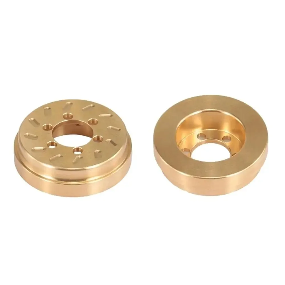 

2 шт Латунь 63g внутренний противовес для 1,9 2.2 дюймов колёсные диски Axial SCX10 90046 D90 TF2 Trxs TRX4