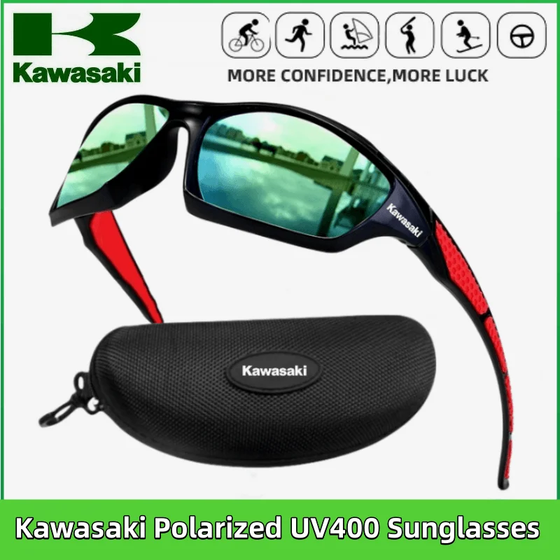 Kawasaki Sunglasses for Men and Women Summer Outdoor Sports Polarized Glasses Bicycle Glasses UV400 Polarized
