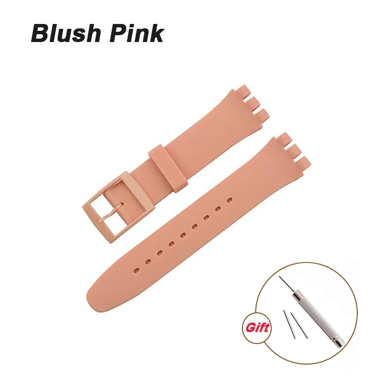 Silicone Waterproof Sports Watch Band - Variety of Sizes and Colors