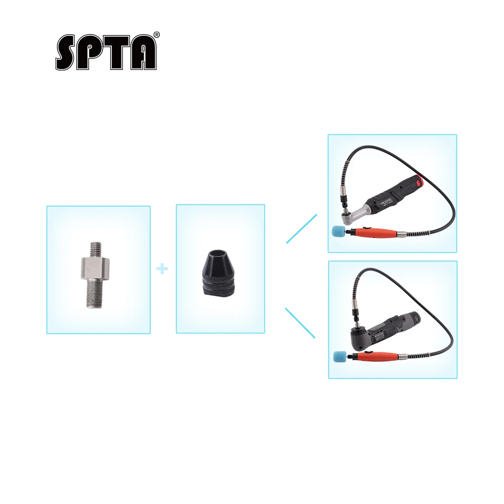 Adapter 2pcs For SPTA Mini polisher LD101/LD103 For Detailing Polishing and Waxing