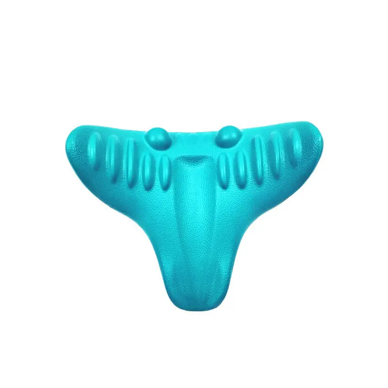 כרית לעיסוי שרירי הצוואר והכתף עם מתיחה להקלה מכאבים, יישור עמוד השדרה ותמיכה בהרפיה וטיפול