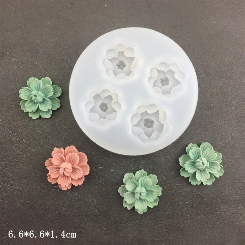 Flower Daisy Silicone Sugarcraft Mold for Cupcake Fondant, Resin, Candy, Chocolate, and... - SKU FSSM2047 - UGI Packaging