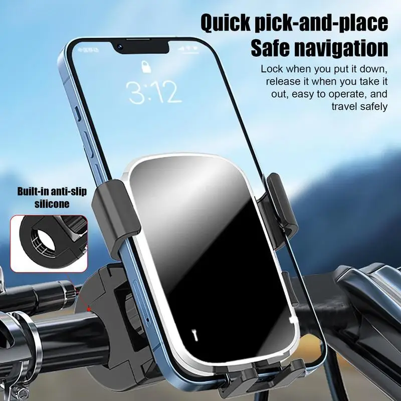 

Multifunctional Rotatable 360 Degrees Bicycle Navigation Phone Holder For Electric Scooter Motorcycle Mountain Bike Riding Car