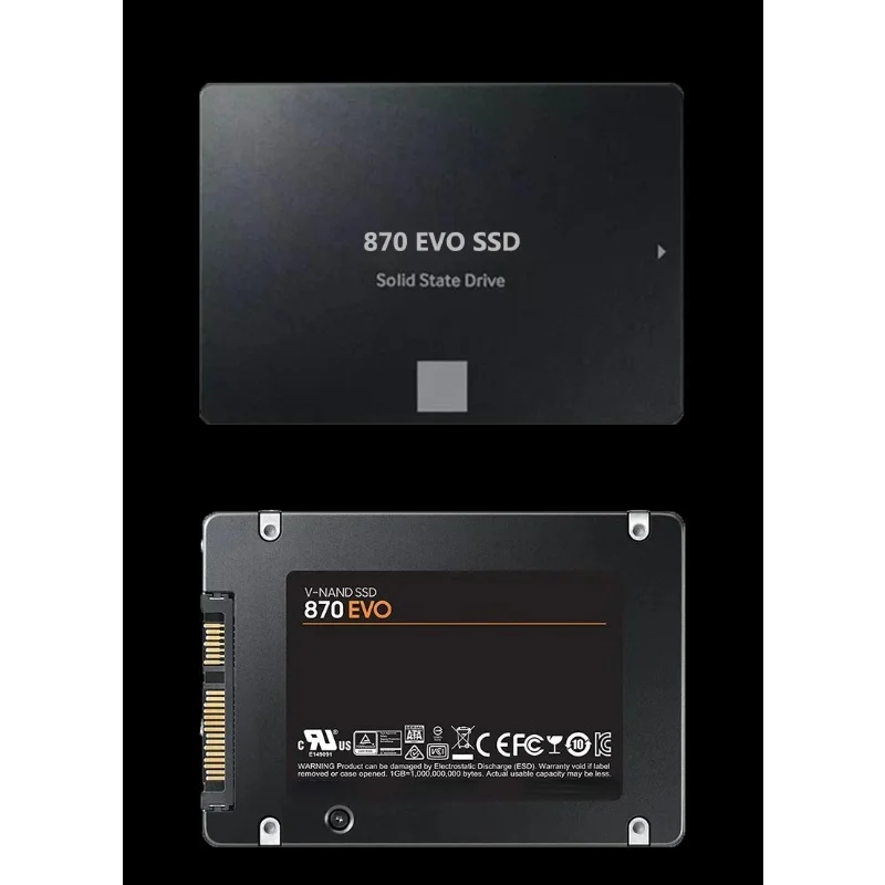 2024 귣   ָ Ʈ ̺ 870 EVO SSD, Ʈ ũž PC PS4 PS5 , 1TB, 2TB, 4TB, 8TB, MLC SATA III, 2.5 ġ