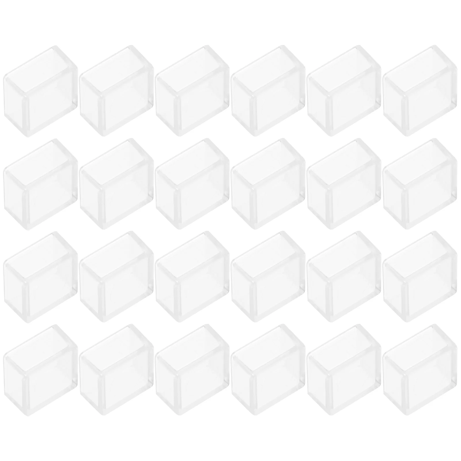 

25 Pcs Flat Pan Pigment Box DIY Watercolor Paint Half Pans for Empty Acrylics Travel