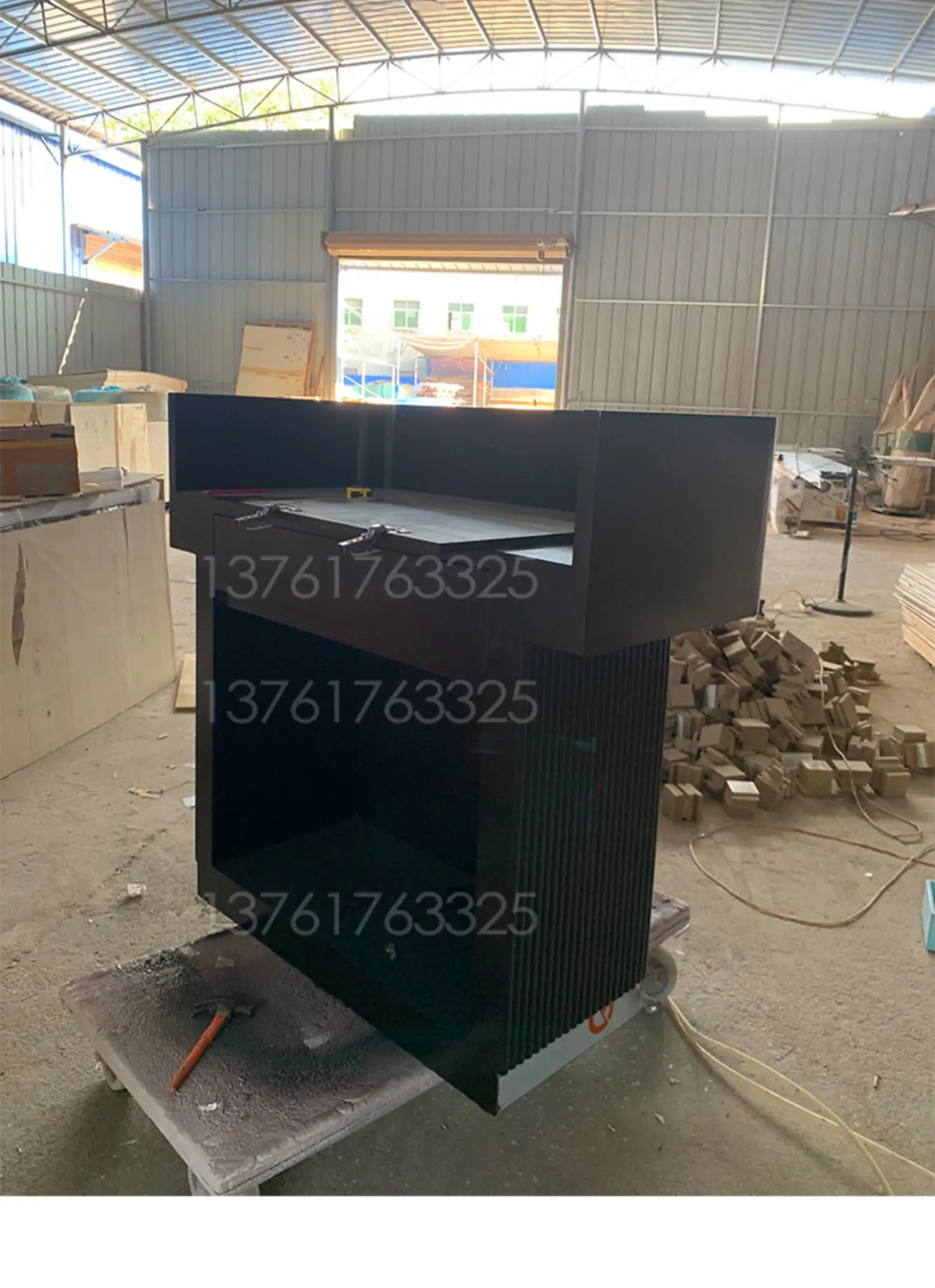 Description Picture 6 of itemLectern Reception Counter Desk Cashier Table Store Reception Desk Office Podium Church Theke Rezeption Beauty Salon Furniture