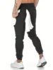 Plus Size Spring Summer Men Casual Cargo Pants With Zip Pockets Loose Out Door Elasticity Sports Oversize Pants 46 48 50 52 5