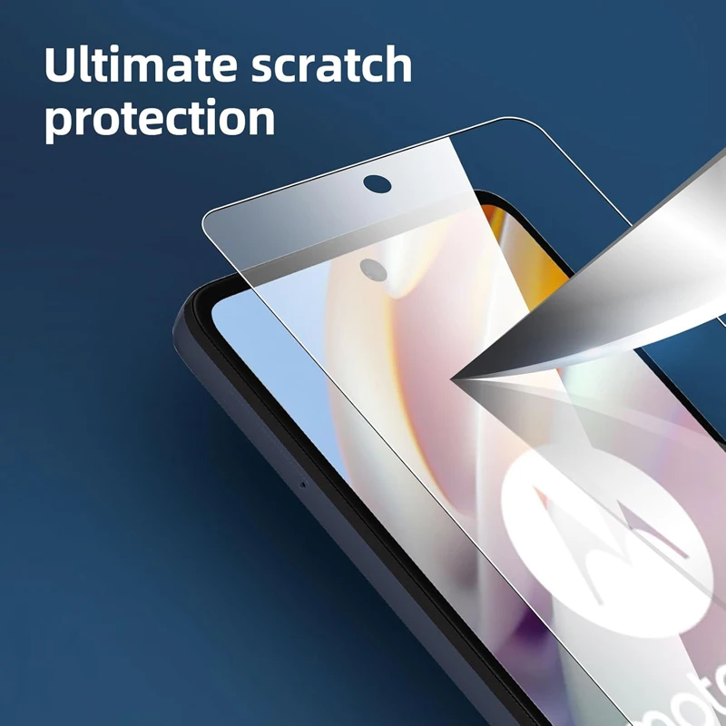 Premium HD Crystal Tempered Glass Screen Protector - 9H Transparent Phone Shield