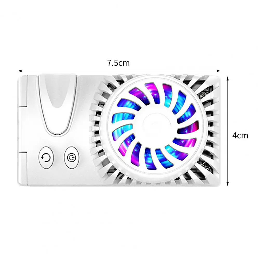 JS37 Phone Cooler Low Noise Semiconductor Refrigeration Quick Cooling Mobile Phone Tablet Cooling Clip for Gaming