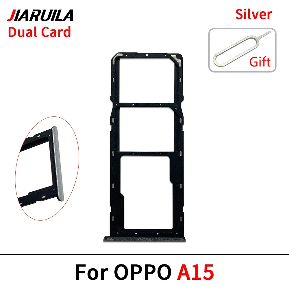 Oppo A15 A53 A54 A55 5G A57 4G 휴대폰 SIM 카드 트레이, SIM 칩 카드 슬롯 홀더, 서랍 부품