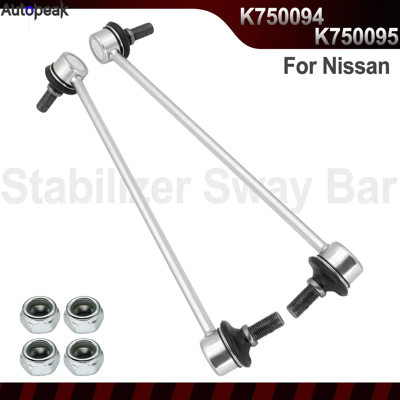 Coppia Di Collegamenti Per Barra Stabilizzatrice Anteriore Per Nissan Qashqai Altima Maxima Murano Rogue Infiniti Stabilizer Anti Roll Drop Links Bar