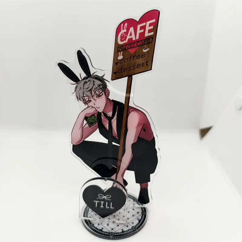 Anime ALIEN STAGE Keychains Pendant Car Key Chain Acrylic Stand MIZI SUA TILL IVAN HYUNA LUKA Fans Gifts Cosplay Accessories - Image 5