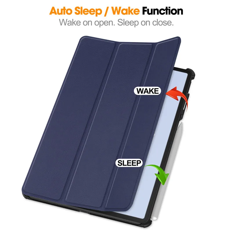 Trójskładana ochronna obudowa Funda 2023 do tabletu Huawei Matepad Air 11,5" z klapką z tyłu z tworzywa sztucznego do etui Huawei Matepad Air 11,5"_voghion.com