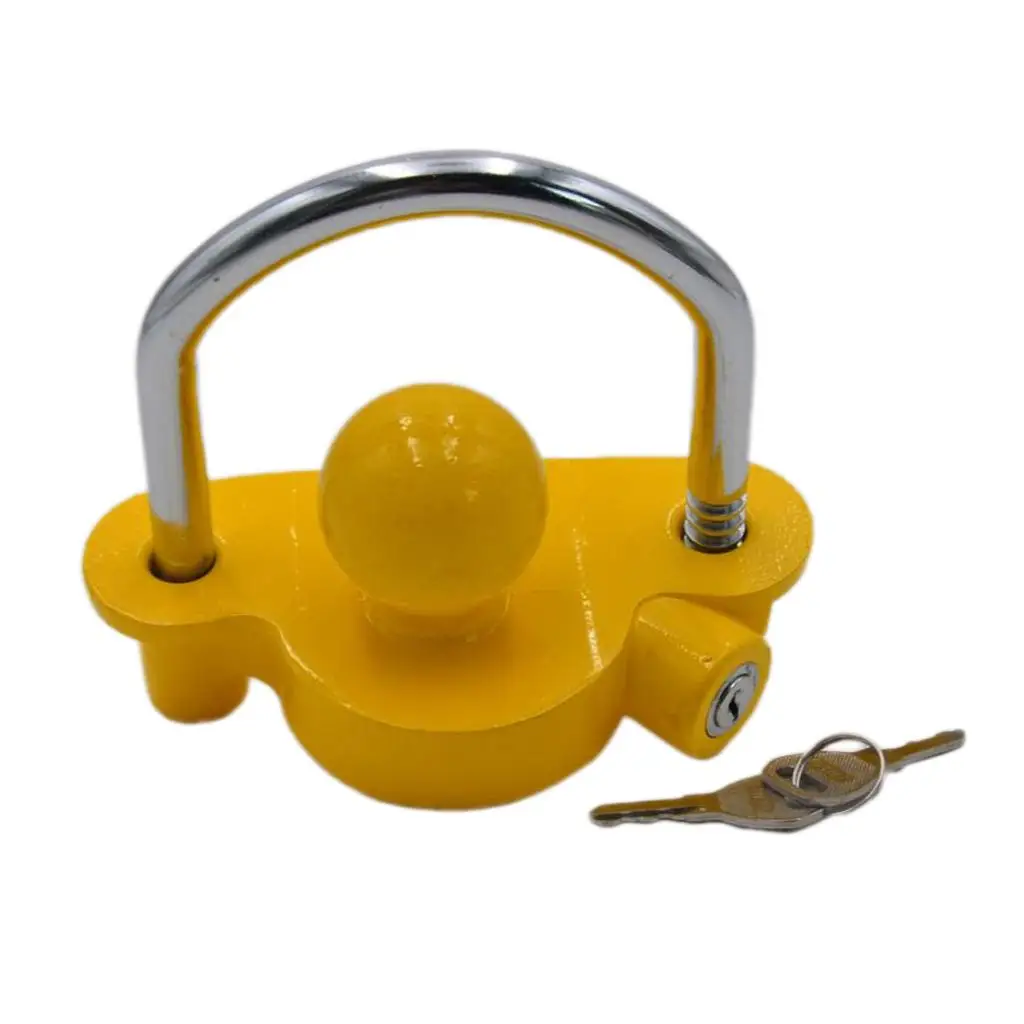 

MagiDeal High Quality Anti Theft Trailer Hitch Coupling Tow Ball Lock Universal