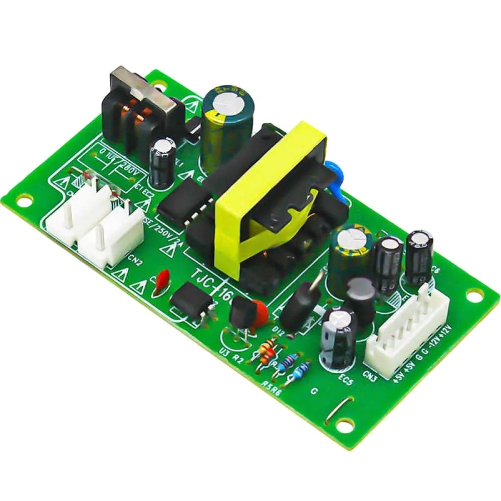 1개 AC-DC 5V 12V 스위칭 전원 공급 모듈 AC-DC 변환기 AC 220V를 DC 5V 12V로 변환하는 전원 공급 보드 (필터 포함, 교체용)