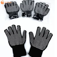 Gants de coiffure pour Salon de coiffure, 1 pièce, lisseur de cheveux Double face, pour permanente, friser, résistant à la chaleur 5