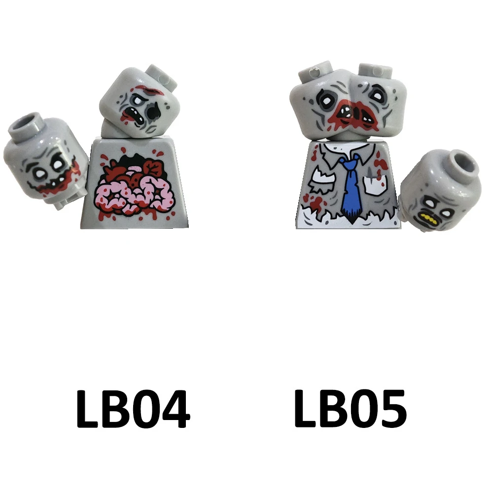 Horror Movie Series Mini Action Figure Doll Children's Puzzle Assembly Block Doll Desktop Decorative Ornaments Toy Model Gift