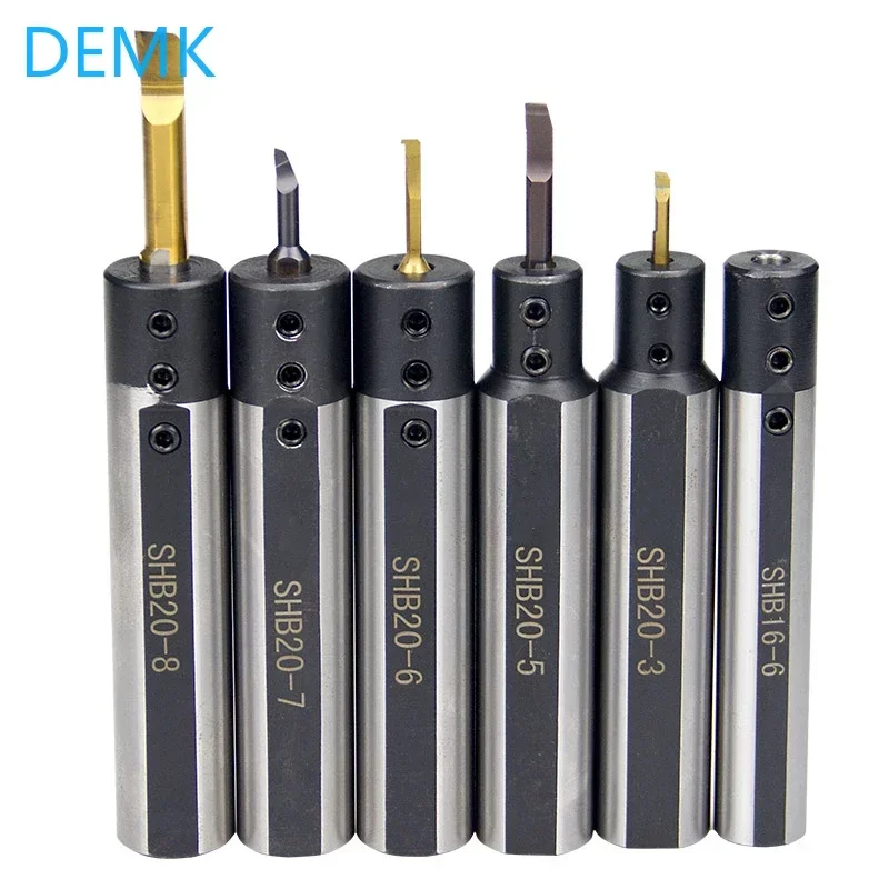 SHB12 SHB16 20 25 -3 4 5 6 8 10 Lathe tool sleeve Small Tungsten steel boring tool holder small diameter holder cutting bracket lathe tool holder lathe tool tool holder
