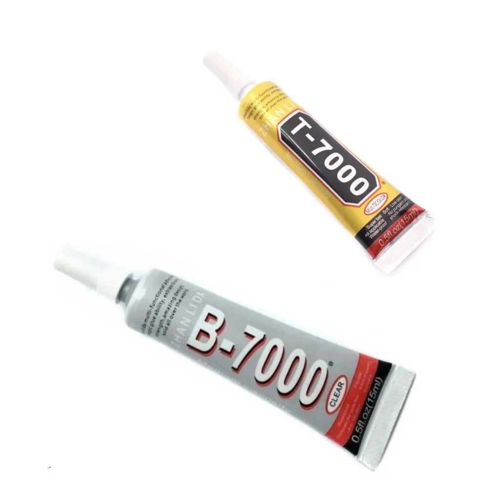 Pegamento Adhesivo Zhanlida B7000 T7000 Negro Transparente 3ml 15ml 50ml 110ml Para pegar Pantallas de Teléfonos, Bisuteria, etc