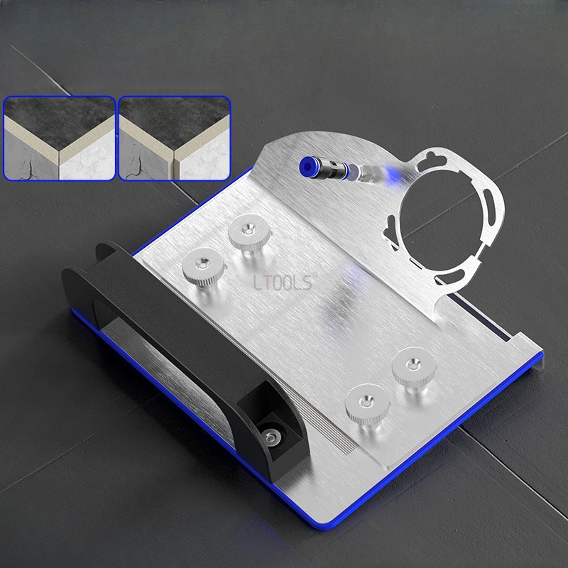 

New 100 Type Angle Grinder Stand 45° Chamfer Bracket for Stone Building Tool Corner Cutting, Ceramic Tile Cutter Seat Chamfer