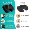 Luxury Seat Cushion, 4 Inch Extra Thick Memory Foam for Pressure Relief, Sciatica, Tailbone Pain & Back Pain Relief, Multi-Use 2