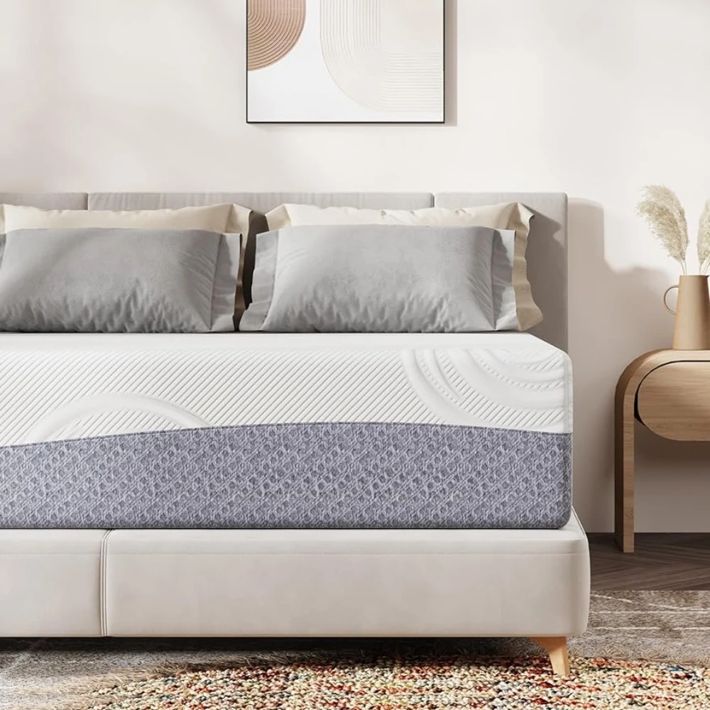 

10 Inch Bamboo Charcoal Cooling Gel Memory Foam Mattress for Moisture Wicking Beds and Furniture Queen Size Mattress Matress