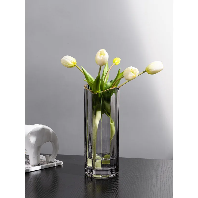 

Transparent Glass Vases for Plant Bottle Flower Pot Nordic Creative Hydroponic Terrarium Arrangement Container Flower Table Vase